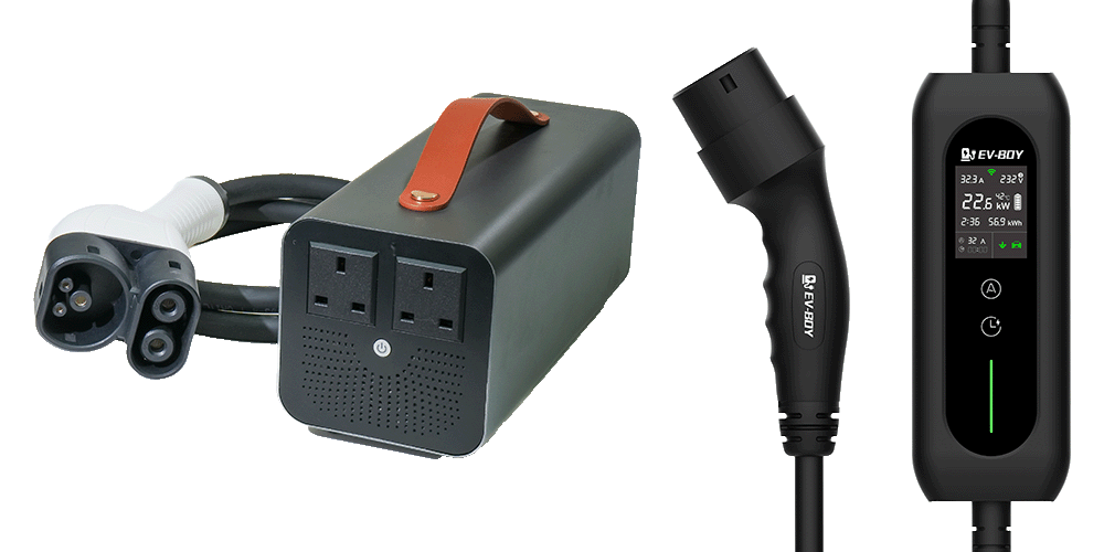 EV-BOY V2L 取電器 Pro + 萬用充電線套裝 - V2V 電車對電車充電